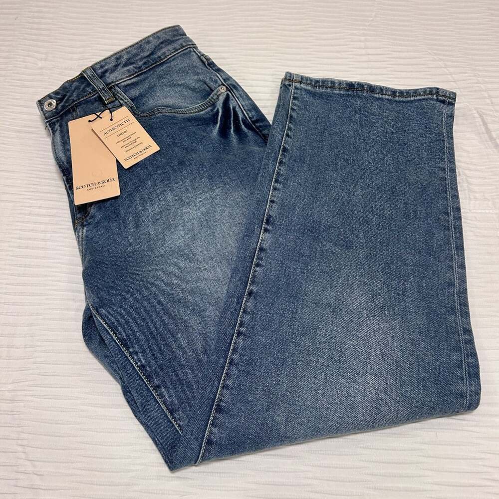 Scotch & Soda Five Pocket Denim Pant Size 34/30 Blue Stretch Jeans